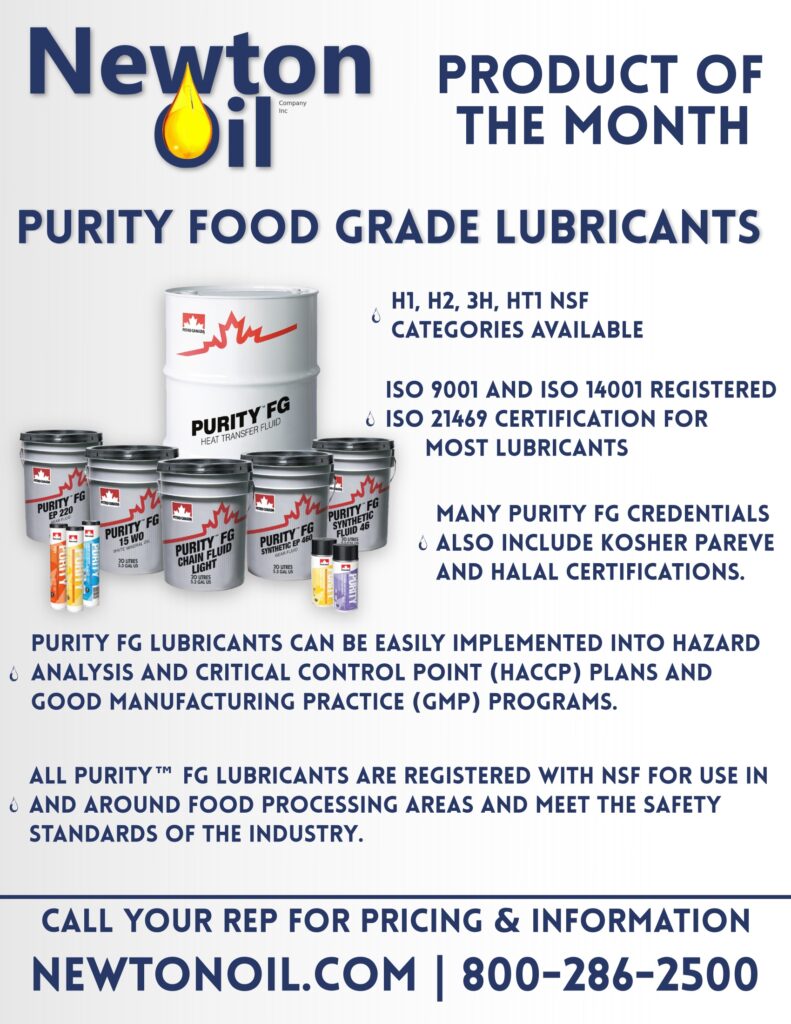 Product of the Month: Purity Food Grade Lubricants from Petro-Canada
