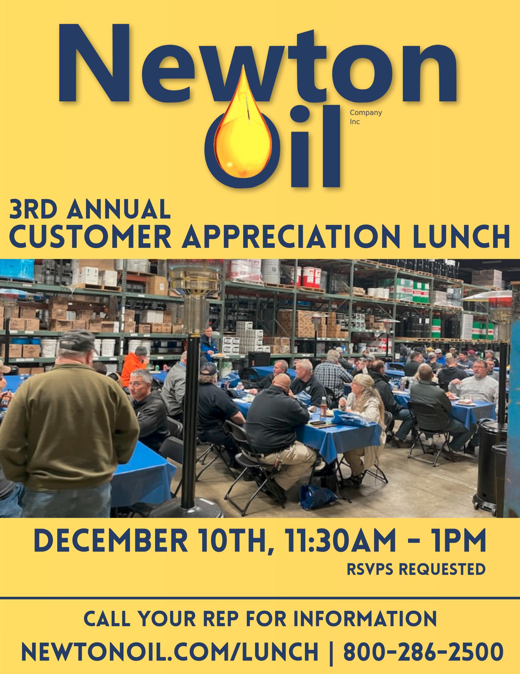 2024 Newton Oil Annual Customer Appreciation Lunch